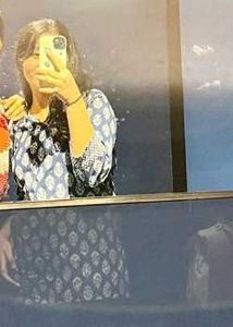 Lucknowi Printed Short Kurti