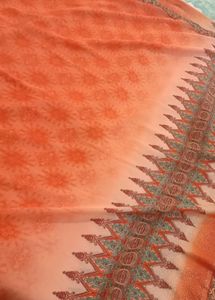 Preloved Saree With Stitched Blouse.💕
