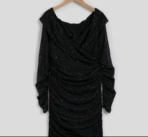 Sparkling Black Party Dress