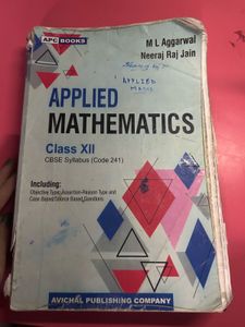 Applied Mathematics Class 12 CBSE