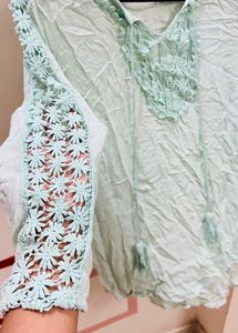 Aesthetic Styled Sleeve Light Top