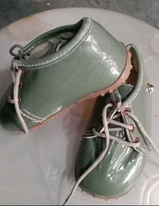 Cute Green Baby Shoes
