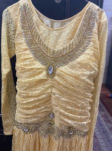 Hand Embroidered Ethnic Gown