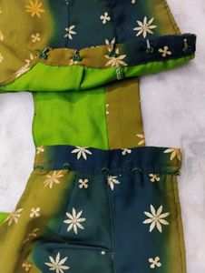 Green Colour Formal Blouse