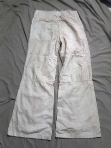 Beige Cargo Pants