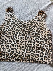 Leopard Print Crop Top