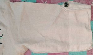 Cream Peacock Dress