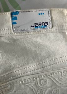 Boys White Demin Jeans