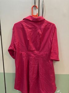 Pink Shirt Dress