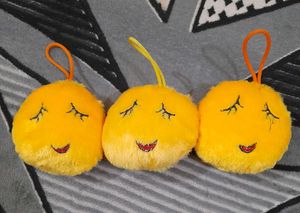Cute Plush Charms Emoji Teddy Pack Of 3