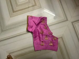 Clearance Sale Pink And Grey Party Wear Saree
