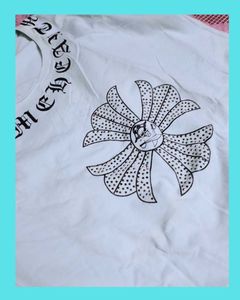 Trendy Sky Blue Chrome Hearts Inspired T-Shirt 👕✨