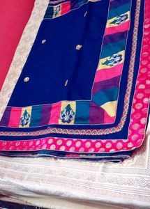 Elegant Blue Saree