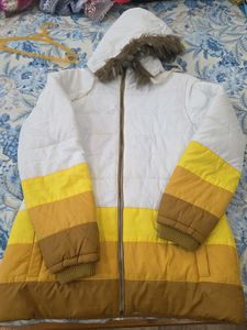 Stylish Color Block Padded Jacket