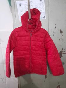 Red Hooded Jacket