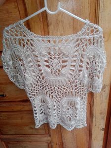 Crochet Knit Top