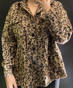 Leopard Print Overshirt