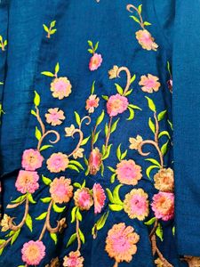 ALENA Premium Quality Kurta Wid Embroidered Jacket