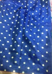 Banarsi Silk Saree With Stone Work