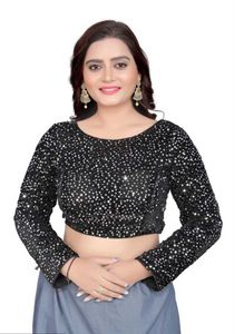 Sequined Stitched Blouse