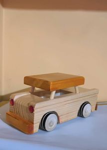 Vintage Wooden Toy Car