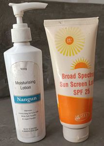 Moisturizer And Sunscreen