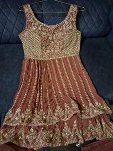 Embroidered Indian Outfit