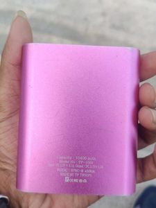 Pink Power Bank Capacity:10400mAh Working Conditio