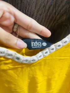 Indya yellow kurti