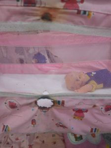Free Cradle For Baby (Damaged Accidentally)