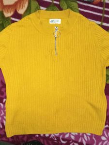 Sale Price..Mustard Ribbed Top💛