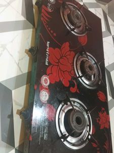 3-Burner Gas Stove - Surya Crystal