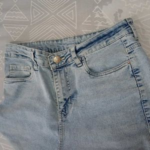 Blue Bootcut Jeans