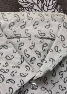 Cream Printed Shirt For Boys