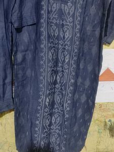 Blue Embroidered Kurta Set