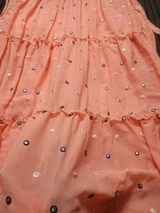 Three piece set  ( Dupatta , jacket and dress )