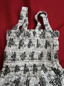 Cute White &amp; Black jaipuri top