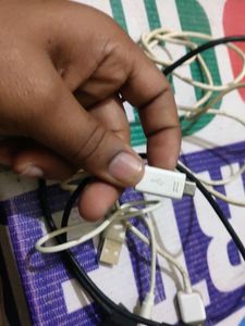 3 used data cables