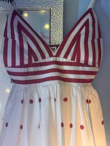 Red Polka Dot Mini Dress