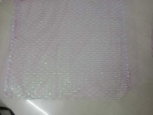 Elegant Party Wear Pink Sparkling Sequin Saree