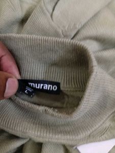 Zara Grey Turtleneck Sweater