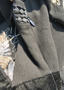 Elegant Black Embellished Maxi Dress