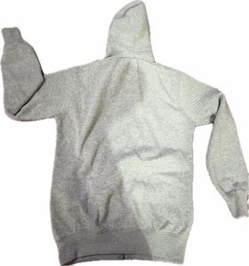 Gray Zip-Up Hoodie
