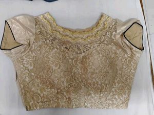 Half Georgette And Satin Saree