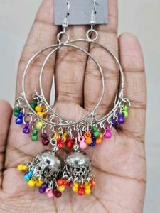 Boho Jhumka Earrings