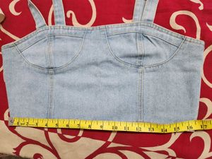 Denim Bustier