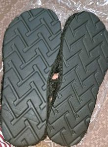 Black Fur Slippers