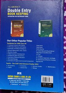 T.S. Grewal&#39;s Double Entry Book Keeping