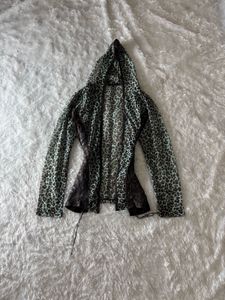 Leopard Print Hoodie
