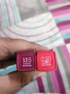Maybelline Matte Ink Lipsticks combo